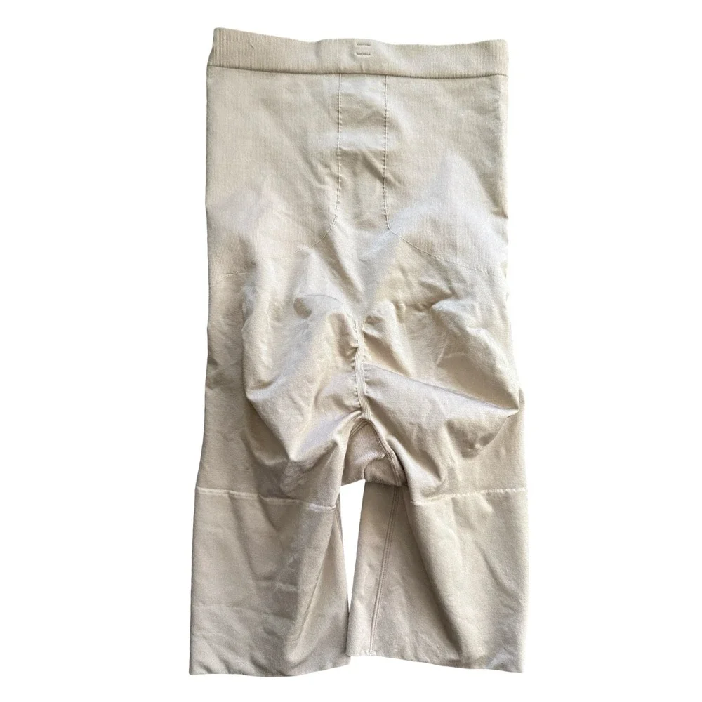 Spanx Sculpt & Smooth High Waisted Mid‎ Thigh Shaper Shorts Nude XL
